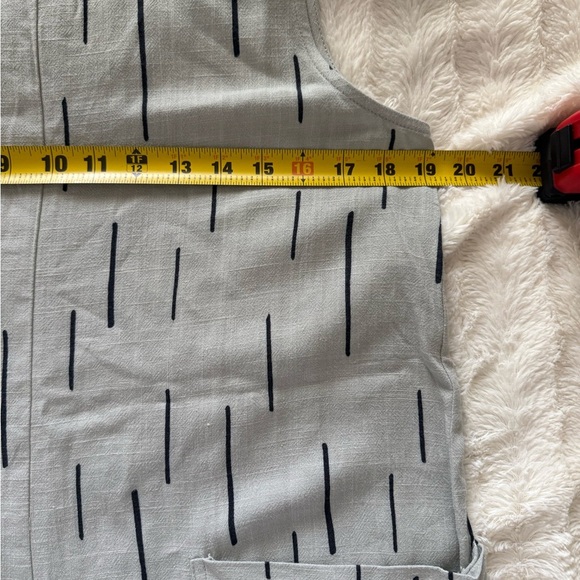 Grade & Gather Gray Sleeveless Romper Size M - Picture 8 of 9